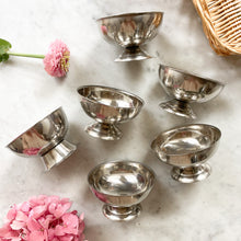 Afbeelding in Gallery-weergave laden, Zilverkleurige coupes 6 stuks (setprijs)