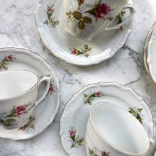 Afbeelding in Gallery-weergave laden, Vintage kop en schotel bloemen