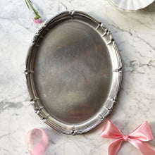 Afbeelding in Gallery-weergave laden, Zilveren ovalen schaal