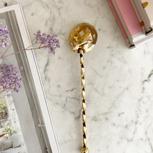 Afbeelding in Gallery-weergave laden, Vintage kristallen ijsemmertje met gouden details
