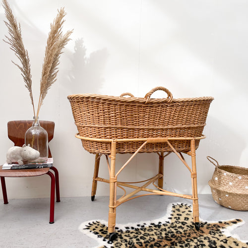 Vintage rotan wieg